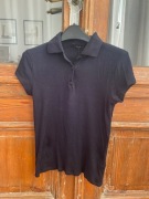 Massimo Dutti nowa koszulka polo bawełna kaszmir granatowa