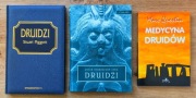 Zestaw 3 książek o druidach; historia; druidzi; mądrość; medycyna; zioła