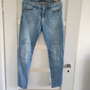 Reserved spodnie męskie jeansowe skinny slim 32/34 zamek na nogawce