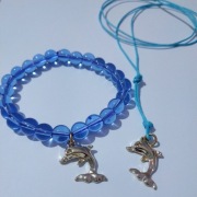 Bransoletka naszyjnik delfin prezent na Walentynki