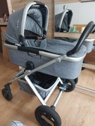 Wózek dziecięcy nuna 3w1: gondola, spacerówka, fotelik samochodowy