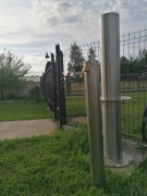 Kran ogrodowy, słup wodny ze stali nierdzewnej 
