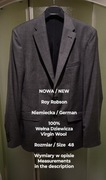 NOWA  Roy Robson  Niemiecka marynarka z tkaniny wełnianej, Rozmiar 48