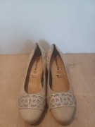 Tamaris skórzane  na obcasie r. 40 – jak nowe, Touch It, AntiShokk