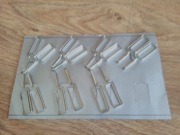 WSUWKI SPINKI KLAMRY DO WŁOSÓW SREBRNE METALOWE STALOWE