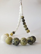 Biżuteryjna smycz do telefonu Żółty Turkus i Jedeit I brelok gsm XS