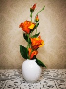 Porcelanowy wazonik Royal Porzellan Bavaria KPM Germany.