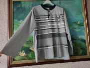 bluzka męska bawełniana rozpinana polo koszulka długi rękaw sportowa casual