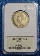 1 FLORIN 1947 AUSTRALIA GCN AU53