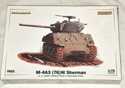 Sherman  M4A3 + blacha skala 1/72