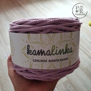 Sznurek bawełniany z rdzeniem KamaLINKA 036 francuska lawenda 5mm 100m