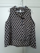 Bluzka bezrękawnik butik Wendy Trendy w kropki