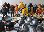 Playmobil Rycerze konie smok zbroja