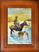 Scena myśliwska, polowanie