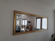 Lustro w złotej ramie 180x70 cm 