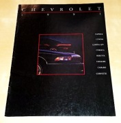 Prospekt Chevrolet Modele 1991  brzydka okładka