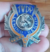 Odznaka Kościuszkowska 1WDP, Makowski lata 50, ładna (nr. 1)