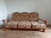 Drewniany komplet wypoczynkowy 