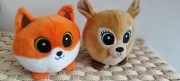 Pluszaki lisek i sarenka | zestaw maskotek 