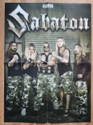 UNIKAT! Duży plakat SABATON - Format A2 (ok. 40 x 55 cm) - NOWY!