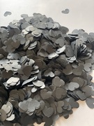 Konfetti ślubne, Konfetti czarne serduszka weselne, Naturalne Eko Konfetti