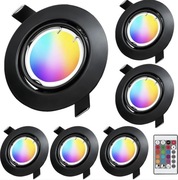 6x KYOTECH Reflektor wpuszczany LED RGB 300