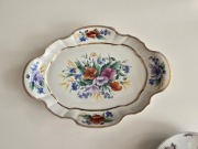 Piękna patera KPM Berlin 1847 kwiaty polne