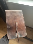 TORBA listonoszka / myśliwska PRL lata 70/80” odnowiona, przeszyta na nowo