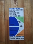 mapa krajoznawczo samochodowa Kaliskie, Konińskie, Łodzkie, Piotrkowskie