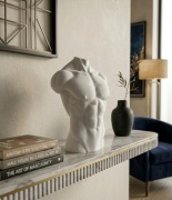 Ozdoba dekoracja do domu wnętrza figurka – minimalistyczna rzeźba męska