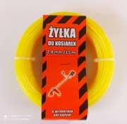 Żyłka do kosiarek 2.4mm/15m okrągła 