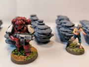 Krzew (A) żywopłot zestaw Diorama Makieta Model