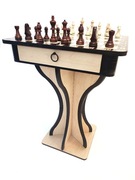 STÓŁ SZACHOWY, SZACHY, GRA, STOLIK , FIGURY