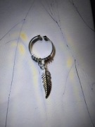 Kolczyk klips srebro 