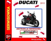 KSIAZKA NAPRAW DUCATI DIAVEL Carbon 1200 2012r SERWISOWKA j.POLSKI