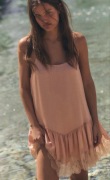 Zara sukienka w stylu bieliźnianym L letnia mini wiskoza