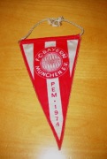 Proporczyk Bayern Monachium vs Ujpest Budapes 1974