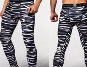 Męskie legginsy w paski