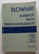 Słownik polskich form homonimicznych