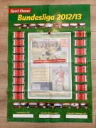 PIŁKA NOŻNA PLAKAT BUNDESLIGA TERMINARZ SPORT PLANER 2012/13