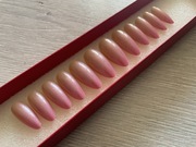 Ręcznie malowane sztuczne paznokcie, press on nails, tipsy handmade