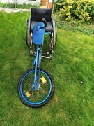 Wózek inwalidzki quasar  razem z dostawką reczna