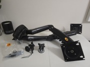 Biurkowy Obrotowy Uchwyt na dwa Monitory LCD 17"-27" Regulacja 3D VESA