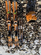 Kpl narciarski Narty buty kask 