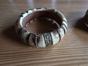 Bransoletki z kosci bawolu 