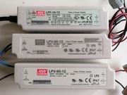 MW Mean Well LPV-60-12 LPF-16-12 Zasilacz LED 12V 5.0A - 3 sztuki ZESTAW
