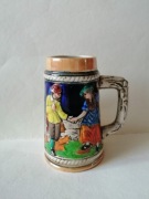 Ceramiczny kufel do piwa .Vintage