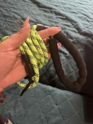 Żółta smycz 1,5m mocna gruba