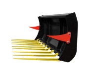 Widły do obornika 200cm z mocowaniem euro 