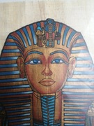 Egipski faraon na papirusie